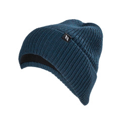 Gorro Back on Track Ava em lã com dobra Azul petróleo Gorro Back on Track Ava em lã com dobra Azul petróleo