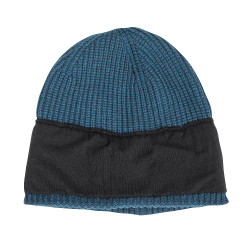 Gorro Back on Track Ava em lã com dobra Azul petróleo Gorro Back on Track Ava em lã com dobra Azul petróleo