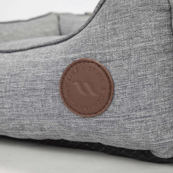 Cesta para Cão Rocky Back on Track Cinzento Cesta para Cão Rocky Back on Track Cinzento