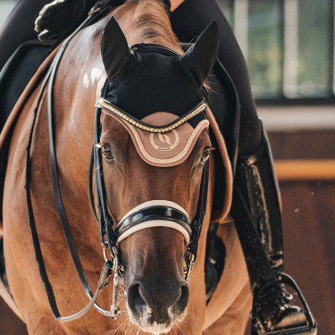 Touca para cavalo Night Collection Back On Track Nougat Castanho