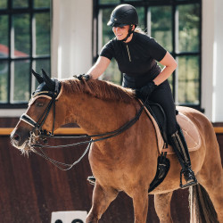 Touca para cavalo Night Collection Back On Track Nougat Castanho