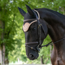 Touca para cavalo Night Collection Back On Track Nougat Castanho