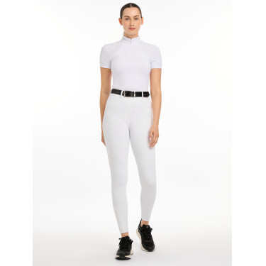 Legging LeMieux Demi full grip feminino Branco Legging LeMieux Demi full grip feminino Branco
