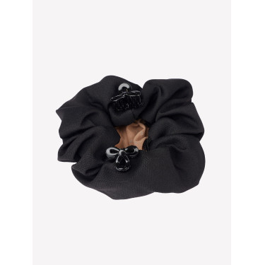 Chouchou LeMieux com Rede de Cabelo de Cristal Preto / loira