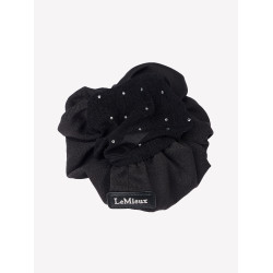 Chouchou LeMieux com Rede de Cabelo de Cristal Preto / preto