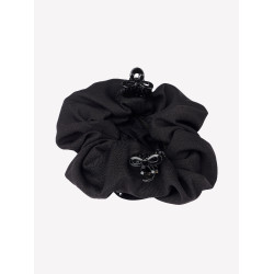Chouchou LeMieux com Rede de Cabelo de Cristal Preto / preto