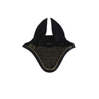 Boné para cavalo Harcour Freya Preto / preto dourado Boné para cavalo Harcour Freya Preto / preto dourado