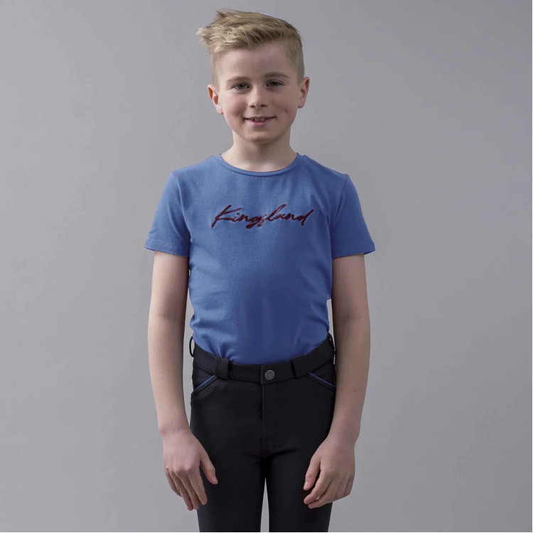 T-shirt Kingsland KLlora com gola redonda Júnior