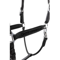 Caveção de couro Horze Delémont Preto