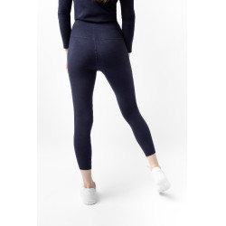 Legging térmico Horze Tess Azul polar Azul-marinho