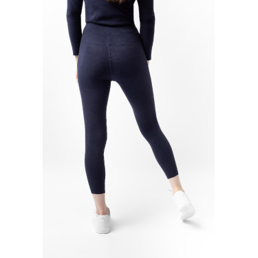 Legging térmico Horze Tess Azul polar Azul-marinho