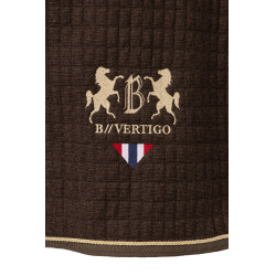 Cobertura secante B Vertigo High Altitude em mistura de lã Castanho lama Bege