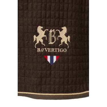 Cobertura secante B Vertigo High Altitude em mistura de lã Castanho lama Bege