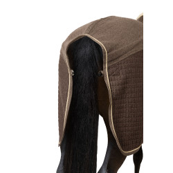 Cobertura secante B Vertigo High Altitude em mistura de lã Castanho lama Bege