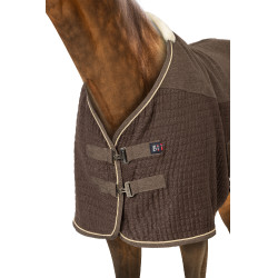 Cobertura secante B Vertigo High Altitude em mistura de lã Castanho lama Bege