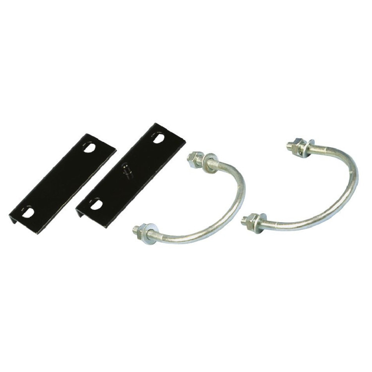 Arco de fixação em tubo com placas de estabilização por par Kerbl Arco de fixação em tubo com placas de estabilização por par Kerbl