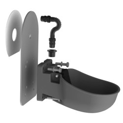 Placa de adaptação para o reservatório de pastagem Kerbl Metal