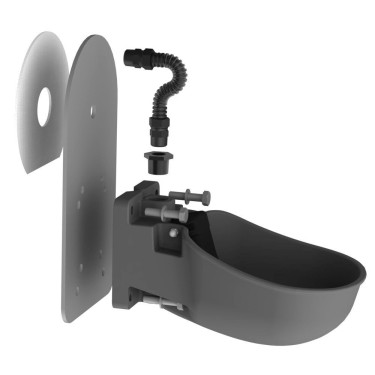 Placa de adaptação para o reservatório de pastagem Kerbl Metal