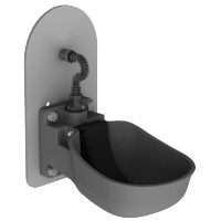 Placa de adaptação para o reservatório de pastagem Kerbl Metal Placa de adaptação para o reservatório de pastagem Kerbl Metal
