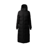 Casaco comprido acolchoado feminino Paloma Horze Caviar preto