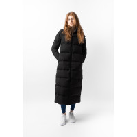 Casaco comprido acolchoado feminino Paloma Horze Caviar preto Casaco comprido acolchoado feminino Paloma Horze Caviar preto
