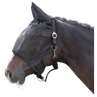Cabresto com máscara anti-moscas integrada Covalliero Preto Cabresto com máscara anti-moscas integrada Covalliero Preto