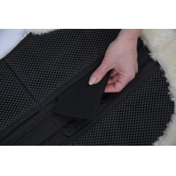 Amortecedor em pele sintética AntiSlip Covalliero Preto