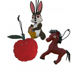 Brinquedo de Couro Antiestresse para Cavalos