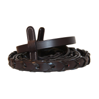 Rédeas trançadas Canter Castanho