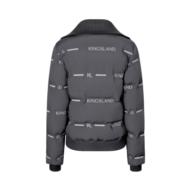 Casaco acolchoado refletor feminino Kingsland KLVarsin Cinza ferro forjado Cinzento