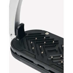 Estribos LeMieux Vector Balance Alumínio Prata Estribos LeMieux Vector Balance Alumínio Prata