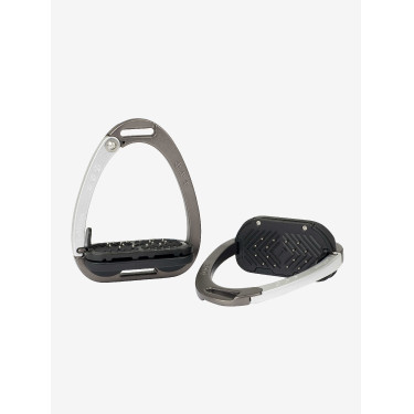 Estribos LeMieux Vector Balance Carbono / prata