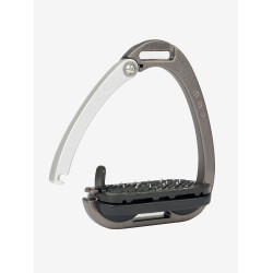 Estribos LeMieux Vector Balance Carbono / prata Cinzento Estribos LeMieux Vector Balance Carbono / prata Cinzento