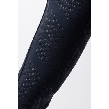 Calça de equitação térmica com assento completo em silicone Justine feminino B Vertigo Azul-marinho escuro