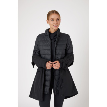 Parka acolchoada 3 em 1 Horze Isabella feminina Azul-marinho escuro Parka acolchoada 3 em 1 Horze Isabella feminina Azul-marinho escuro