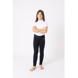 Calça de equitação infantil de inverno com fundo de silicone Active Horze Azul-marinho escuro Calça de equitação infantil de inverno com fundo de silicone Active Horze Azul-marinho escuro