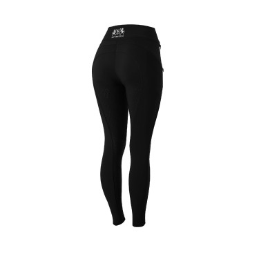 Calça de equitação térmica com assento completo em silicone Justine feminino B Vertigo Calça de equitação térmica com assento completo em silicone Justine feminino B Vertigo