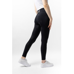 Calça de equitação térmica com assento completo em silicone Justine feminino B Vertigo Preto Calça de equitação térmica com assento completo em silicone Justine feminino B Vertigo Preto