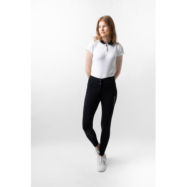 Calça de equitação térmica com assento completo em silicone Justine feminino B Vertigo Calça de equitação térmica com assento completo em silicone Justine feminino B Vertigo