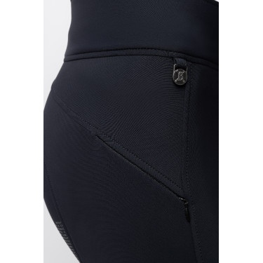 Calça de equitação térmica com assento completo em silicone Justine feminino B Vertigo Calça de equitação térmica com assento completo em silicone Justine feminino B Vertigo