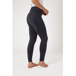 Legging Horze inverno Active com grip integral e bolso para celular feminino Azul-marinho escuro Legging Horze inverno Active com grip integral e bolso para celular feminino Azul-marinho escuro