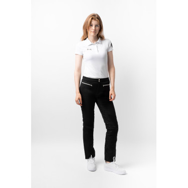 Calça de equitação com estampa de silicone Adeline feminina Horze Calça de equitação com estampa de silicone Adeline feminina Horze