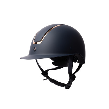 Capacete Atmos Metallic II Horze Marinho / ouro rosa Capacete Atmos Metallic II Horze Marinho / ouro rosa