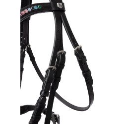 Bridão pônei Rainbow Dash Horze Preto Bridão pônei Rainbow Dash Horze Preto