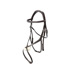 Bridão Monterrey muserola mexicana Horze Conhaque Castanho Bridão Monterrey muserola mexicana Horze Conhaque Castanho