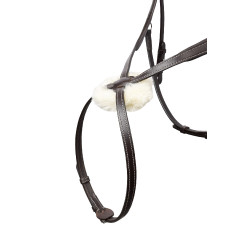 Bridão Monterrey muserola mexicana Horze Conhaque Castanho Bridão Monterrey muserola mexicana Horze Conhaque Castanho