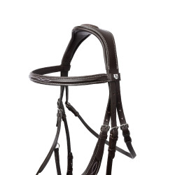 Bridão Monterrey muserola mexicana Horze Conhaque Castanho Bridão Monterrey muserola mexicana Horze Conhaque Castanho