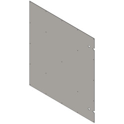 Revestimento interno da folha inferior para porta de box com 2 folhas La Gée Revestimento interno da folha inferior para porta de box com 2 folhas La Gée