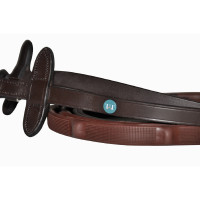 Rendas de borracha T de T com passadores Havana escuro Castanho Rendas de borracha T de T com passadores Havana escuro Castanho