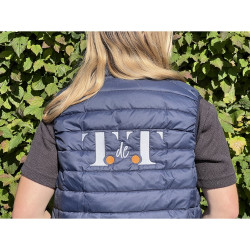 Colete acolchoado sem mangas T de T